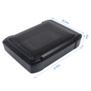 Autós podvozkový subwoofer 1000 W aktív tenisz basszus hangsugárzó erősítővel 34,5 x 26 x 8 cm ASV 35 mm fekete 12 V 2,6 Ω 3