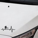 Autosticker - fietser 1