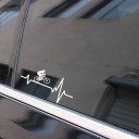 Autosticker - fietser 2