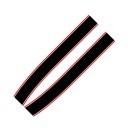 Autostrepen stickers 2 stuks 10