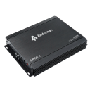 Autoversterker Andeman AB80.4 4-kanaals 8800 W (max) 12 V 27,6 x 20,6 x 4 cm aluminium zwart voor luidsprekers en passieve subwoofer in de auto 1