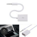 AUX 3,5 mm jackstik til USB-adapter 5
