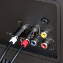 AUX διαχωριστικό καλώδιο 3,5mm jack διαχωρισμένο σε δύο συνδέσμους Για σύνδεση του τηλεφώνου με ηχεία Μαύρο καλώδιο με μεταλλικές θήκες 7