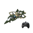 Avião RC em espuma resistente 21 cm x 12 cm x 4,5 cm com estabilização de altura, funções acrobáticas e bateria modular 4