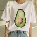 Avocado t-shirt til kvinder 4