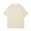 Avslappnad kortärmad T-shirt Överdimensionerad modell Enkel design Mjukt bomullsmaterial Bekväm T-shirt för vardagsbruk 12