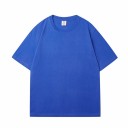 Avslappnad kortärmad T-shirt Överdimensionerad modell Enkel design Mjukt bomullsmaterial Bekväm T-shirt för vardagsbruk 6