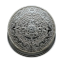 Aztécká pozlacená mince Sběratelská pokovená mince s motivem Mayského kalendáře Pamětní mexická mince s pyramidou 4 cm 4