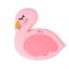 Baba rágóka flamingó alakú 2