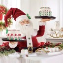 Babbo Natale con vassoio Z315 2