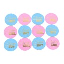 Baby Birth Celebration Stickers 24 pcs 1
