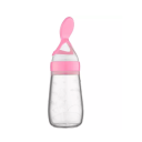 Baby Feeding Bottle with Spoon 18 x 5.5 cm 2