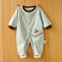 Baby heldragt med isbjørneprint J689 1