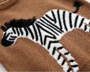 Baby heldragt med zebraprint T2742 3