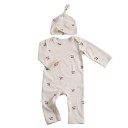 Baby jumpsuit med hatt T2667 4