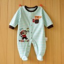 Baby jumpsuit med monkey print J690 2