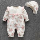 Baby-Mädchen-Overall mit Mütze T2607 5