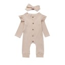 Baby-Mädchen-Overall mit Stirnband T2564 2