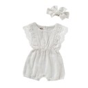 Baby-Overall für Mädchen mit Stirnband T2585 1