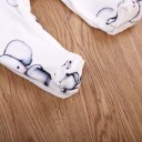 Baby Overall with Elephant Print 4