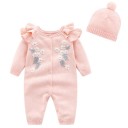 Baby pige heldragt med hue T2572 5