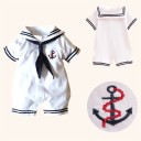 Baby sømandsheldragt - Hvid 8