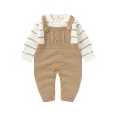 Baby strikket heldragt T2629 3
