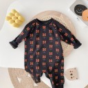 Baby strikket heldragt T2659 3