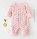 Baby strikket heldragt T2669 2