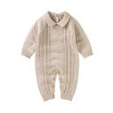 Baby strikket heldragt T2690 2
