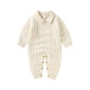 Baby strikket heldragt T2690 3