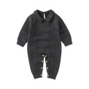 Baby strikket heldragt T2690 4