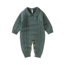Baby strikket heldragt T2690 5