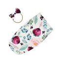 Baby Swaddle with Headband E482 5