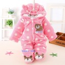 Baby vinteroveralls med bamse J1954 2