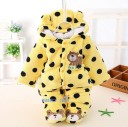 Baby vinteroveralls med bamse J1954 3