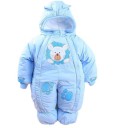 Baby vinteroveralls med bamse J2549 16