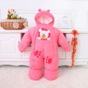 Baby vinteroveralls med bamse J2549 12