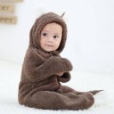 Baby vinteroveralls med ører J3047 3