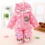 Baby-Winteroverall mit Teddybär J1954 2