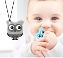 Babybidering formet som en ugle J2477 5
