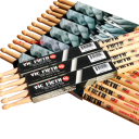 Bacchette per batteria professionali 5A 1 paio di bacchette di alta qualità per batterie acustiche ed elettroniche ideali per allenamento e concerti 4