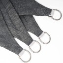 Bâche d'ombrage rectangulaire avec protection UV 3 × 5 m en matériau HDPE pour ombrager la terrasse, le balcon, le jardin et la pergola 5