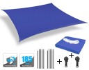 Bâche solaire pour voiture bâche ombrage rectangulaire avec barres et ventouses abri pour SUV camping voyage 7