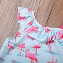 Badedragt til piger - Flamingoer 6