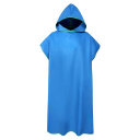 Bademantel mit Kapuze aus Mikrofaser, schnelltrocknend, 109 cm, bequeme Homewear, saugfähiges Material, geeignet für Strand, Wellness, Sauna, Reisen 5