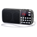 Bærbar AM/FM-radio, lommeradio med Bluetooth og MP3, digital trådløs radio, indbygget LED-lys, 12,6 x 2,5 cm 1