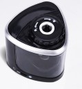 Bærbar elektrisk blyantspidser Automatisk blyantspidser til børn og voksne med 2 AA-batterier Elektrisk og manuel blyantspidser med automatisk slibning 6 x 6 x 7,2 cm 2