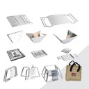 Bærbar foldbar grill 4