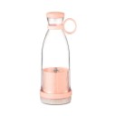 Bærbar frugtmixer USB-opladning 380 ml smoothie-mixer til rejser, sport, miniblender, personlig juicer, frugt, grøntsager 3